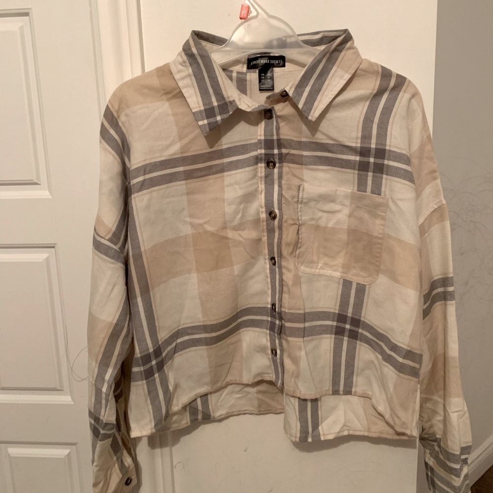 Checked blouse